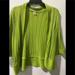 Nygard lime green excellent condition size L